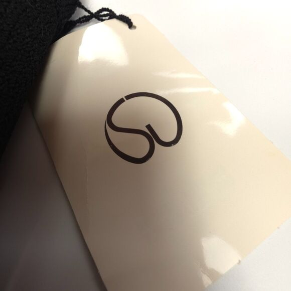 NWT St John Santana Knit Wool Basic Sweater Tank Top Black Minimal Quiet Luxury - Picture 7 of 7